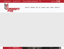 Tablet Screenshot of crossfitpyro.com